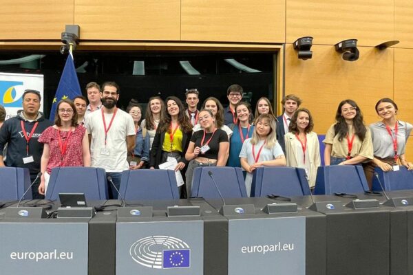 EUNICE team attending the European Students Assembly in 2023